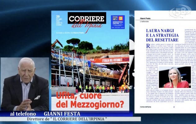 Valle Ufita e il futuro del Mezzogiorno: il Corriere in edicola