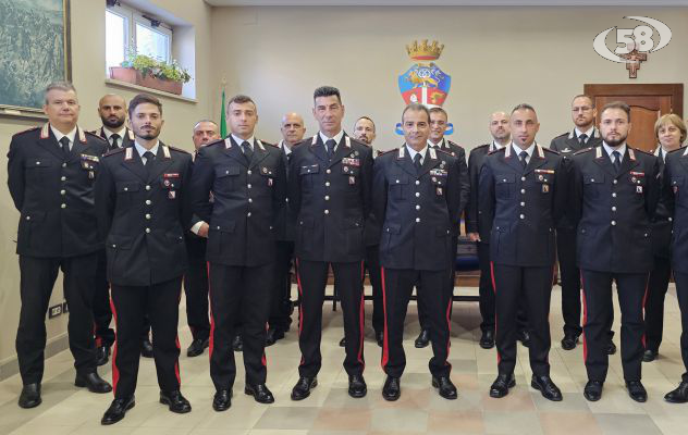 Rinforzi per la sicurezza dell’Irpinia: altri sette Marescialli assegnati al Comando Provinciale