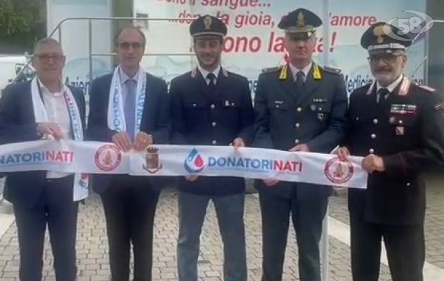 Donatorinati Polizia di Stato, a Telese anche il questore Trabunella/VIDEO