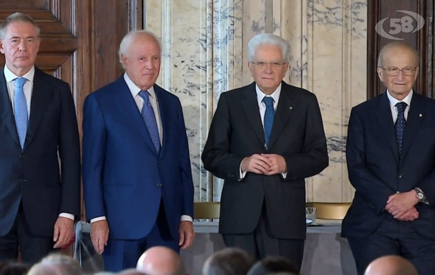 Aquilino Carlo Villano ha ricevuto l'onorificenza di Cavaliere del Lavoro 