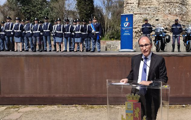 Festa della Polizia, il questore Trabunella: "Reati in calo. Sannio una delle province più sicure"/VIDEO