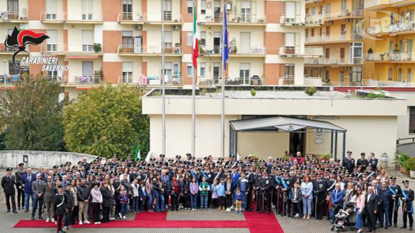  34 Vice Brigadieri neo promossi giurano fedeltà alla Repubblica, la cerimonia al Comando Carabinieri di Salerno/VIDEO