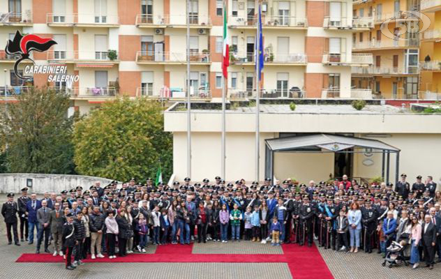  34 Vice Brigadieri neo promossi giurano fedeltà alla Repubblica, la cerimonia al Comando Carabinieri di Salerno/VIDEO