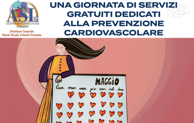 Open Day prevenzione cardiovascolare: il 27 maggio visite e servizi gratuiti all’Ospedale di Ariano Irpino