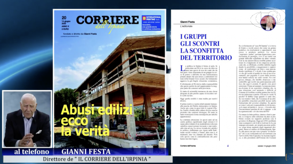 Il Corriere in edicola: focus sugli abusi edilizi