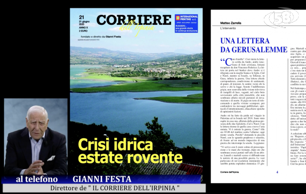 Crisi idrica: l’inchiesta de “Il Corriere dell’Irpinia”