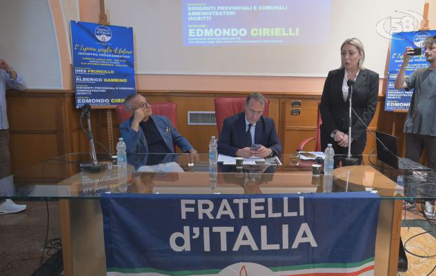 Cirielli ad Avellino: "Pronto per le regionali"