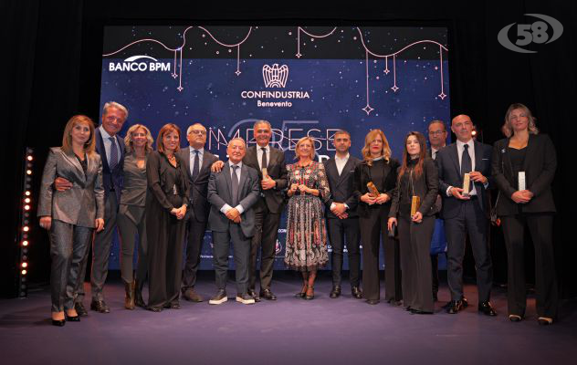 Imprese stellari, Confindustria Benevento premia le aziende: 5 premi e menzioni speciali