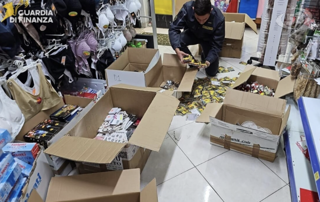 Sequestrati circa 10mila prodotti non conformi agli standard di sicurezza 