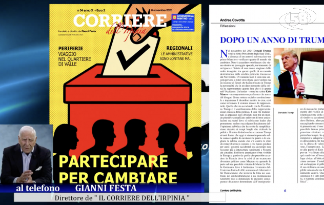In edicola il nuovo numero del “Il corriere dell’Irpinia”