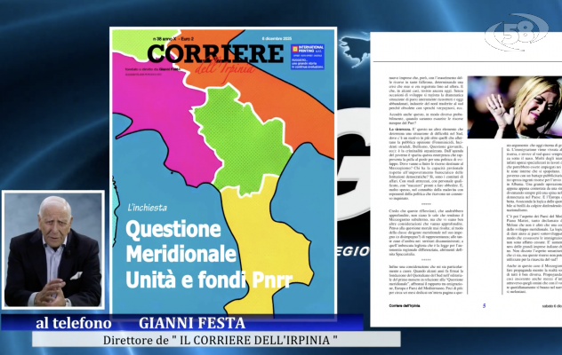 La questione meridionale nel nuovo numero de “Il Corriere dell’Irpinia” 