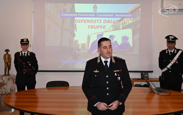 Carabinieri in campo contro le truffe. Il col. Keten mette in guardia soprattutto gli anziani: “Mai consegnare soldi o beni materiali e non aprire agli sconosciuti”
