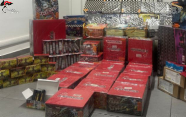 Sequestro di fuochi pirotecnici, i Carabinieri denunciano un 55enne