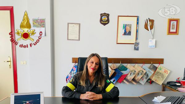 Alessandra Rilievi nuovo comandante dei Vigili del Fuoco di Avellino