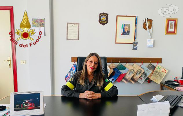 Alessandra Rilievi nuovo comandante dei Vigili del Fuoco di Avellino