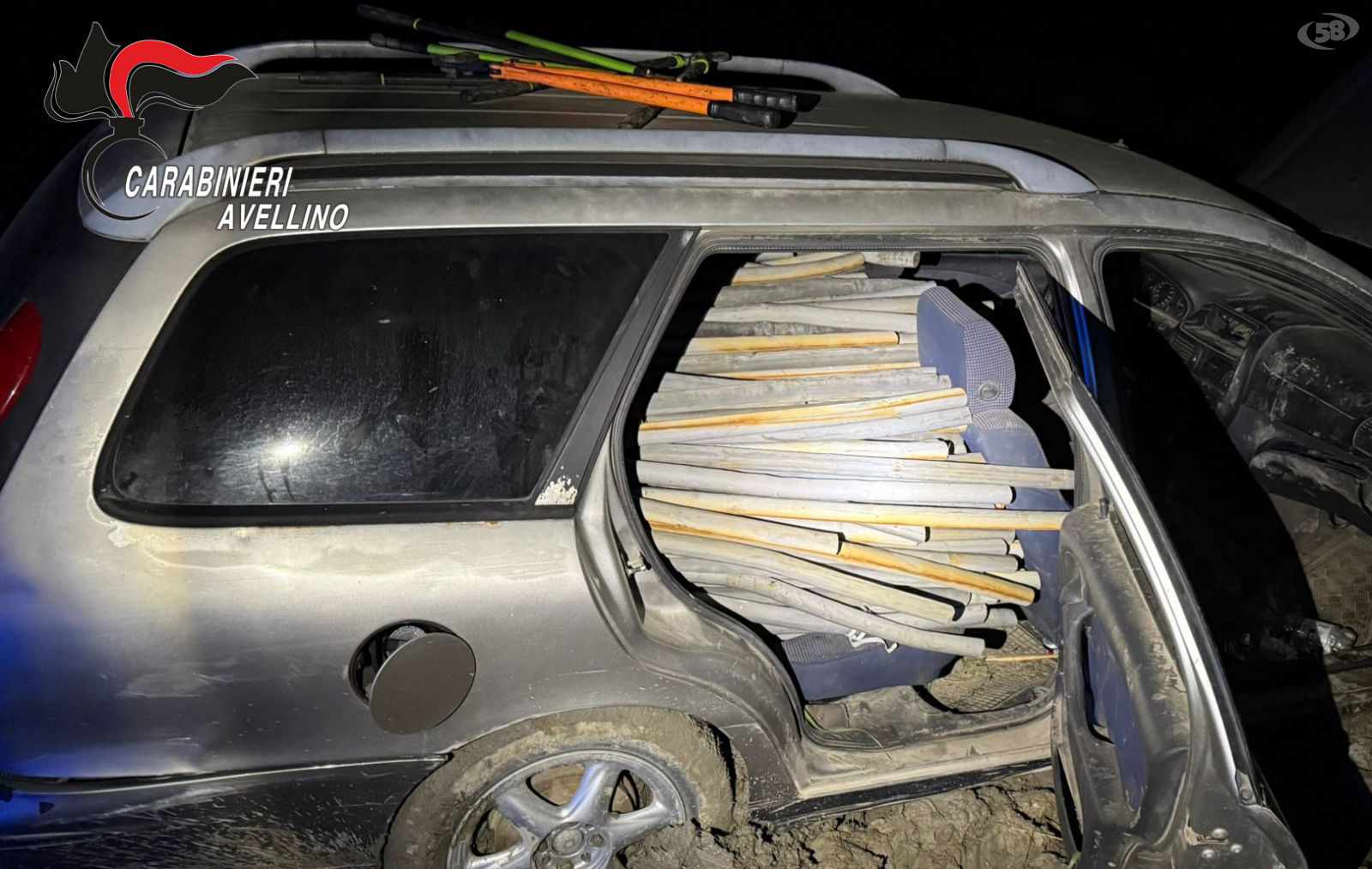 Contrasto ai furti. I Carabinieri intercettano auto sospetta