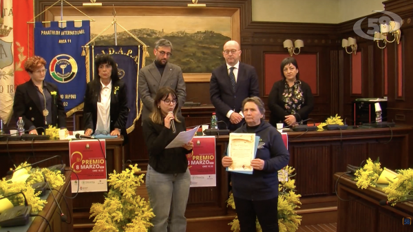 “8 marzo città di Ariano”, donne premiate a Palazzo di Città