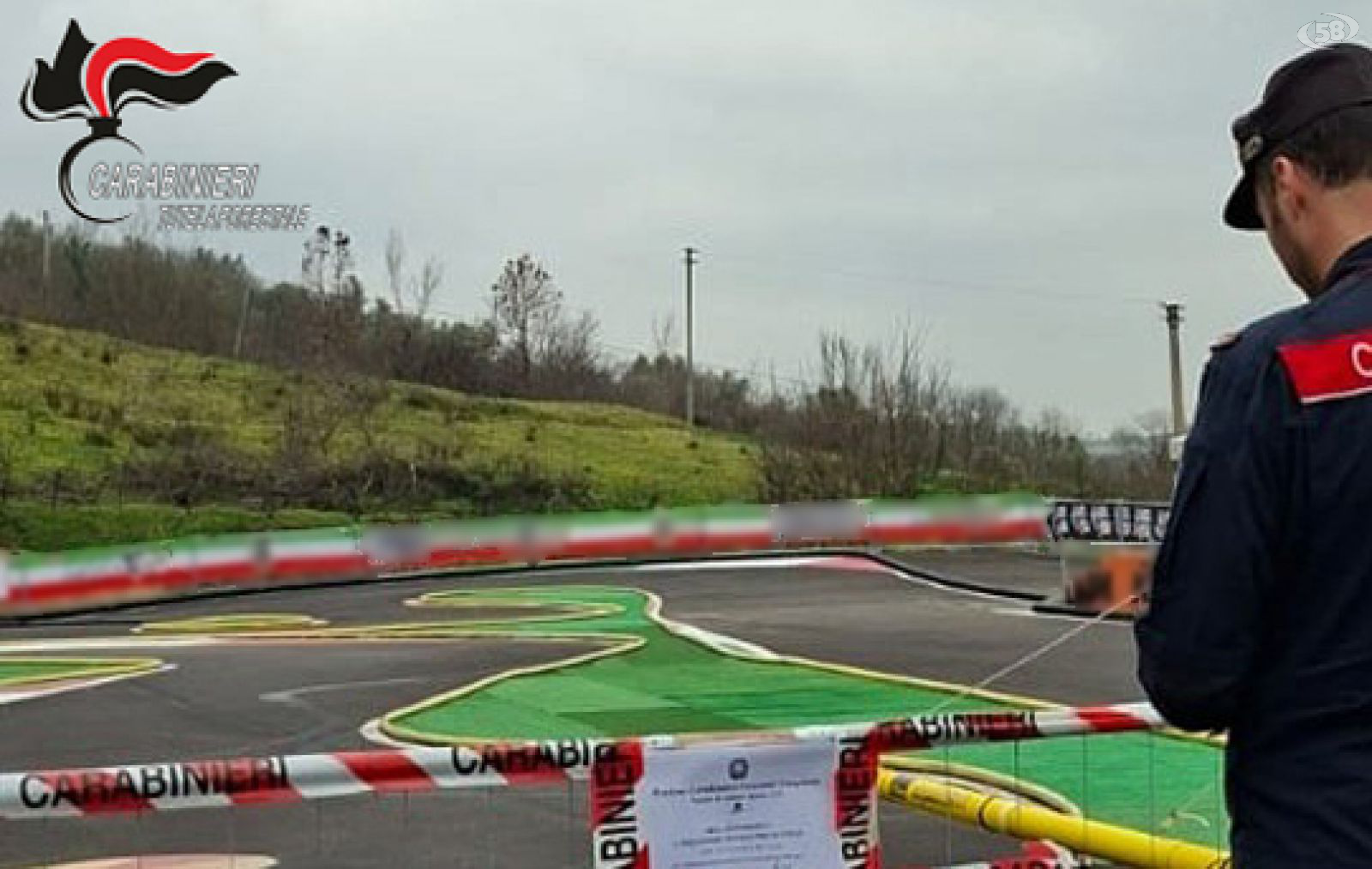 Montecalvo, pista bituminata abusiva: tre persone denunciate