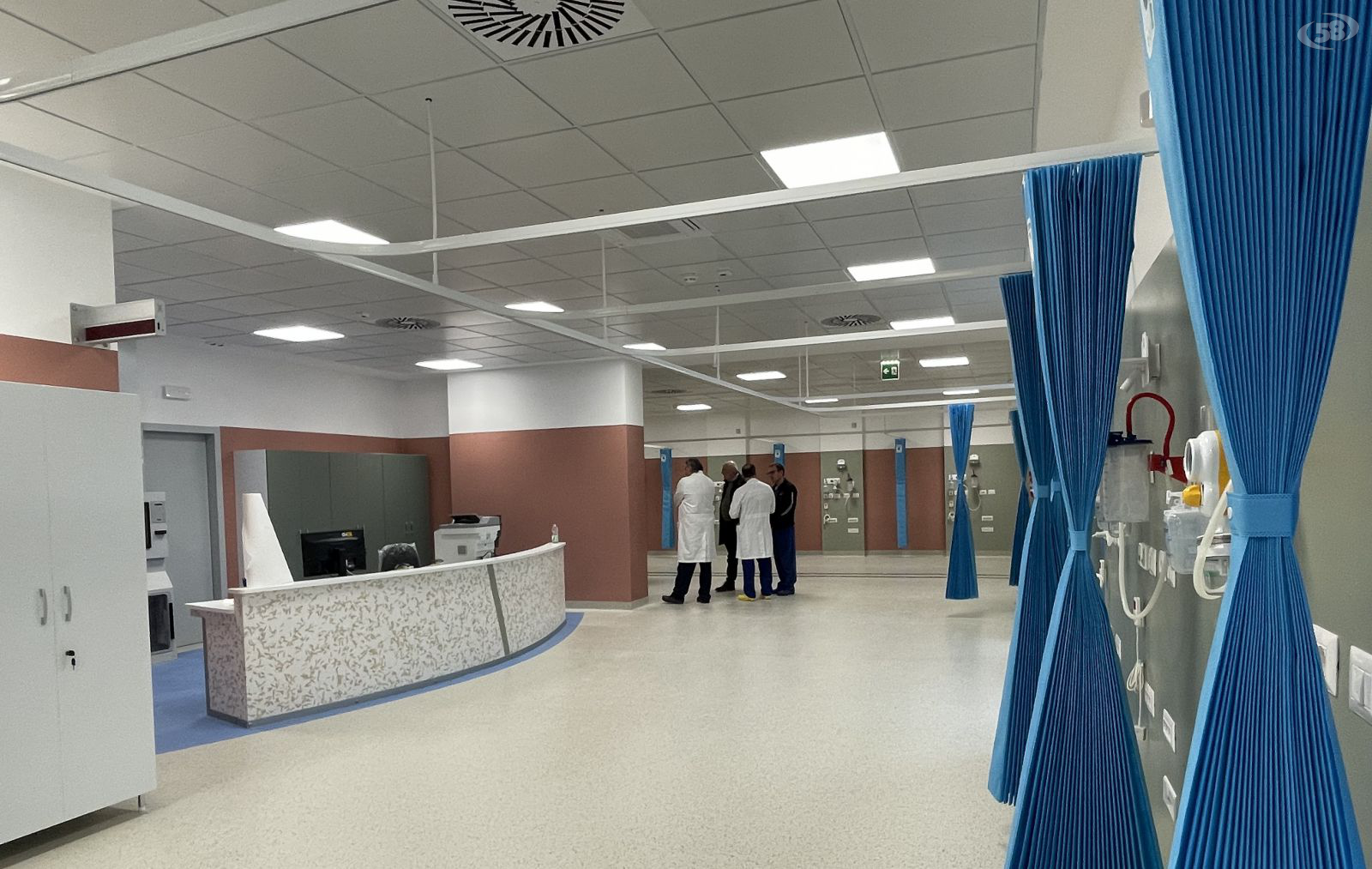 Ultimata la nuova area del Pronto soccorso del Moscati