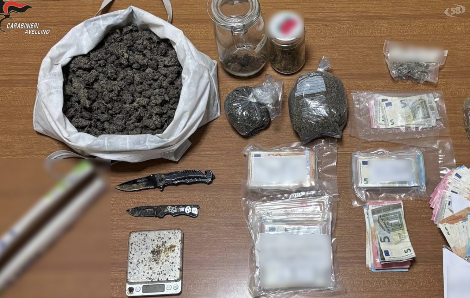 Bloccato con marijuana e hashish, 23enne arrestato dai Carabinieri