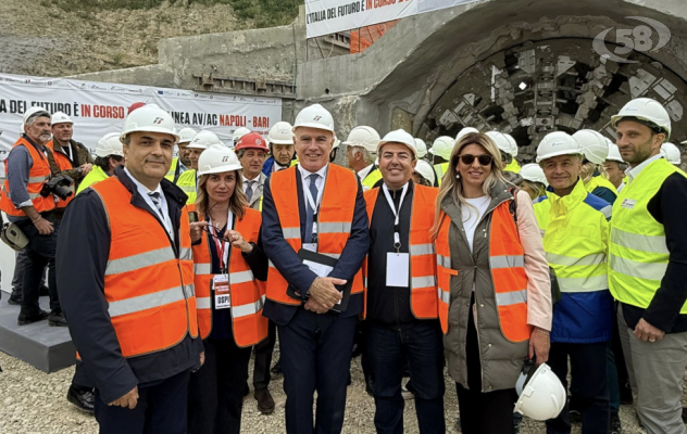Grottaminarda al completamento della galleria "Rocchetta" 