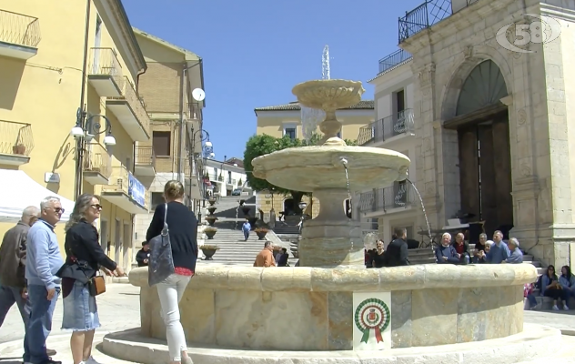 Gesualdo, rinasce la storica Fontana Monumentale di Piazza Umberto I