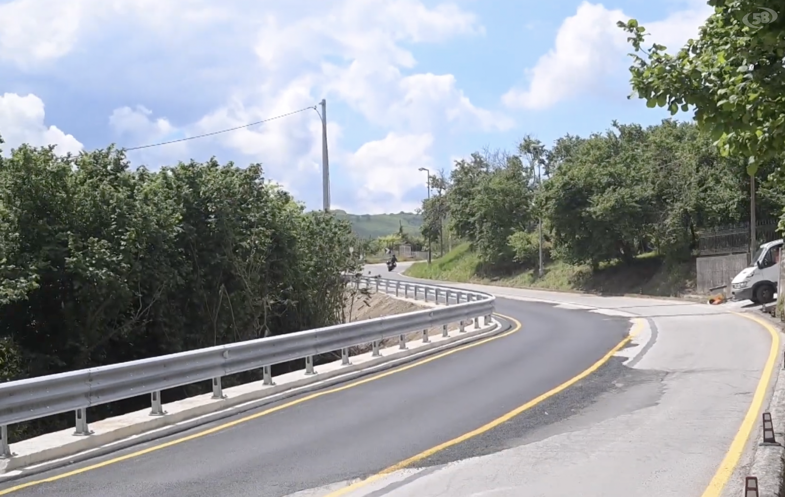 Riaperta la strada che collega Avellino a Contrada