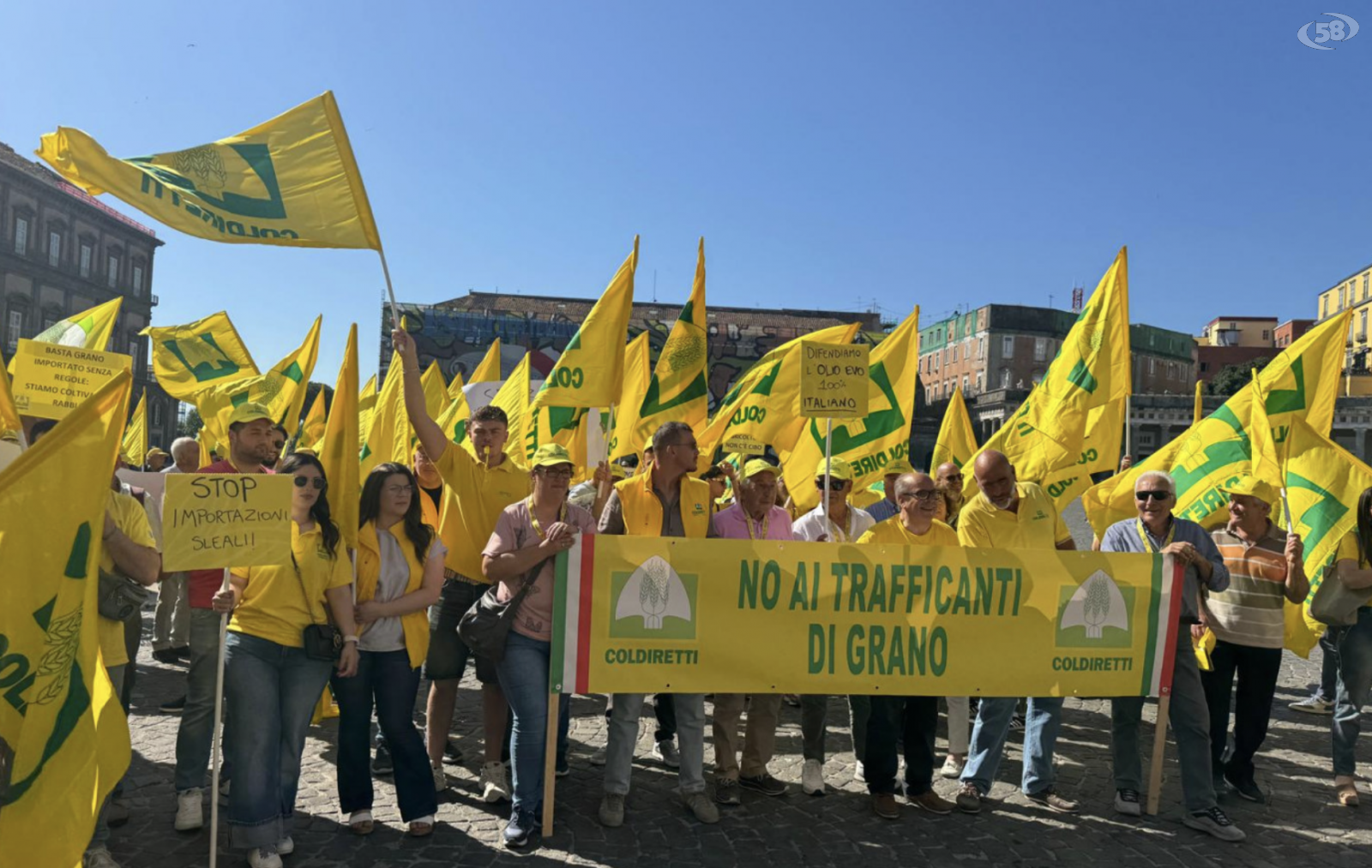 Coldiretti Avellino in piazza: allarme per filiere grano e olio