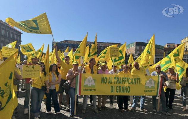 Coldiretti Avellino in piazza: allarme per filiere grano e olio