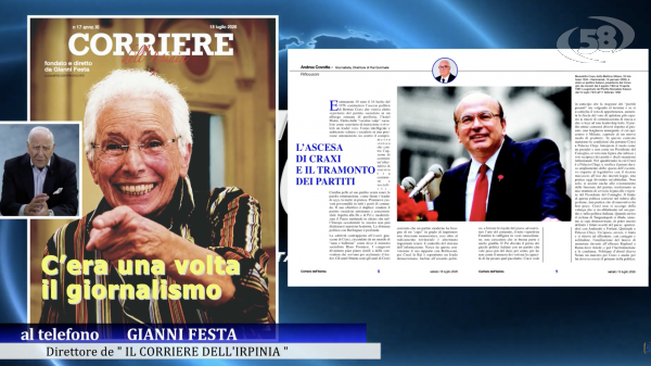 Online il nuovo numero de “Il Corriere dell’Irpinia”. La copertina è dedicata a Nora Puntillo