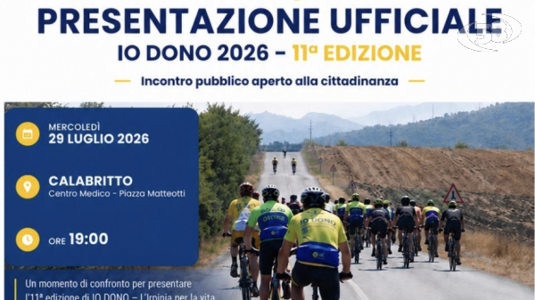 “Io Dono 2026”, a Calabritto la presentazione ufficiale dell’11ª edizione