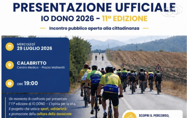 “Io Dono 2026”, a Calabritto la presentazione ufficiale dell’11ª edizione