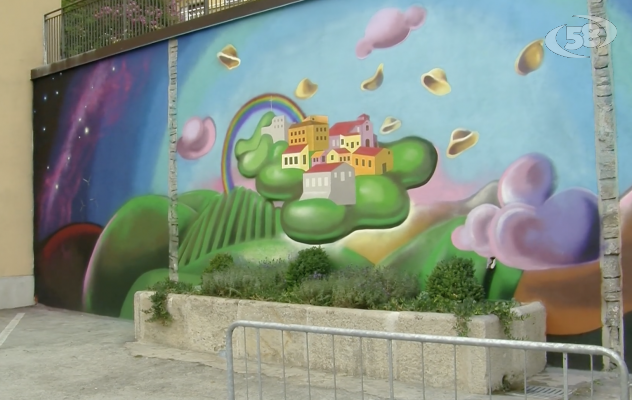 Savignano si racconta attraverso l'arte. Il nuovo murales firmato da Piccinini 