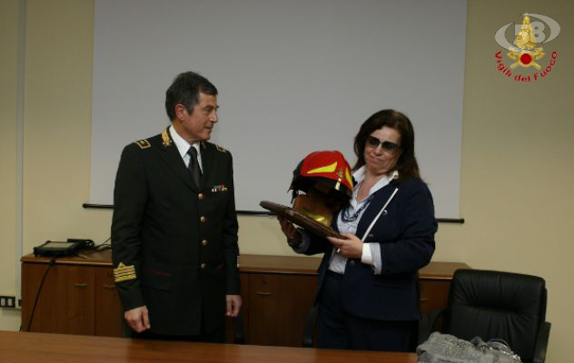 Avellino, Il Prefetto Guercio fa visita al Comando dei Vigili del Fuoco