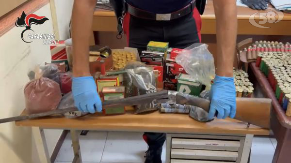 Colpi d'arma da fuoco in pieno giorno. Scovato un fucile da caccia clandestino e un ingente quantità di munizionamento. I  Carabinieri arrestano 76enne 