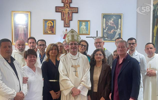 San Pio da Pietrelcina, celebrazione presso l'ospedale San Pio alla presenza del vescovo Autuoro