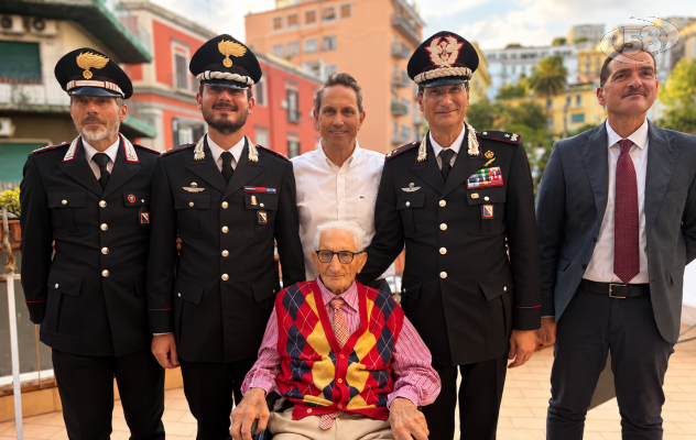 Compleanno speciale: il brigadiere Giuseppe Mele festeggia 102 anni. Oltre 35 anni nell’Arma dei Carabinieri