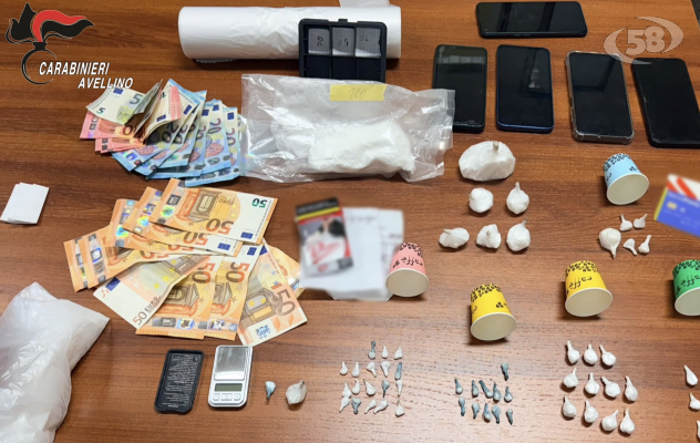 Carabinieri arrestano due persone e sequestrano cocaina e crack