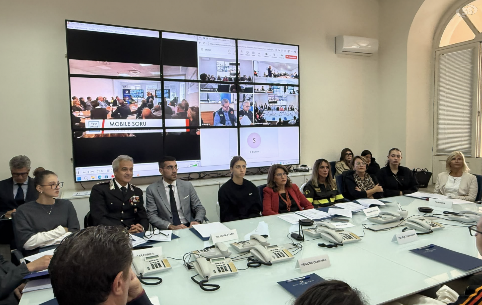 Protezione civile, esercitazione in Prefettura e inaugurazione del nuovo COC di Avellino