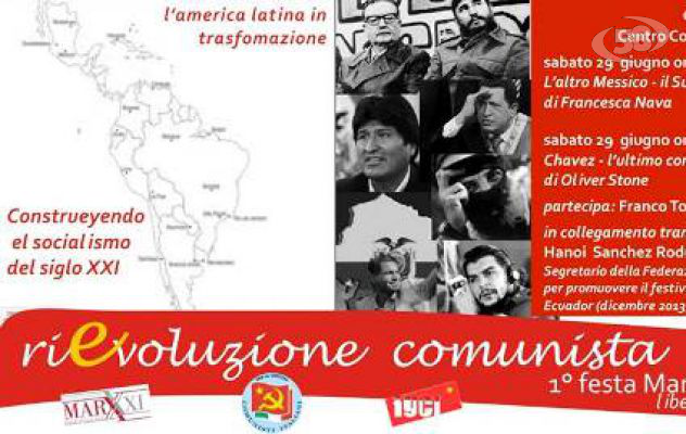 Prima festa Marx 21, a Cervinara una due giorni di eventi