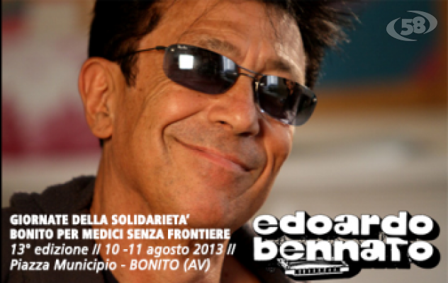 Bonito per Medici senza Frontiere, l'11 agosto concerto di Bennato