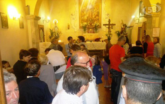 Pila ai Piani, posata la prima pietra della Chiesa dell'immacolata. Comunità in festa