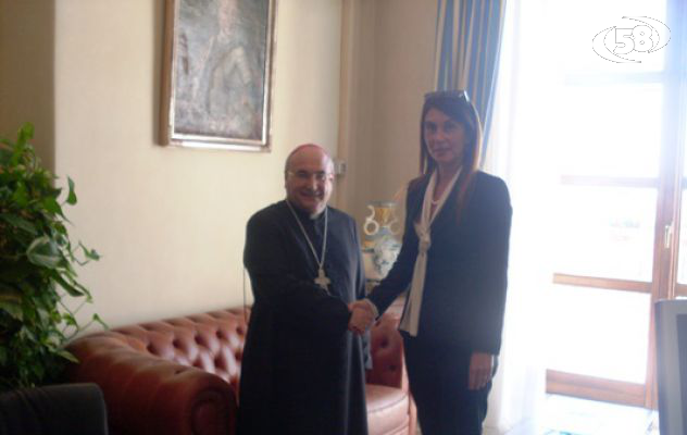 Ariano, il Vescovo D'Alise incontra Commissario Nuzzolo