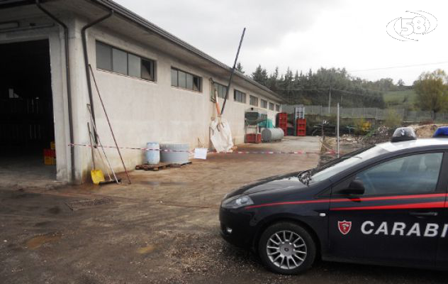 Sversava illegalemente nel fiume Calore, imprenditore nei guai