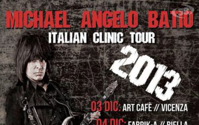 Michael Angelo Batio: il chitarrista più veloce del mondo, il 6 dicembre a Benevento