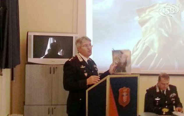 Avellino, il Colonnello Adinolfi presenta il calenddario storico dell'Arma
