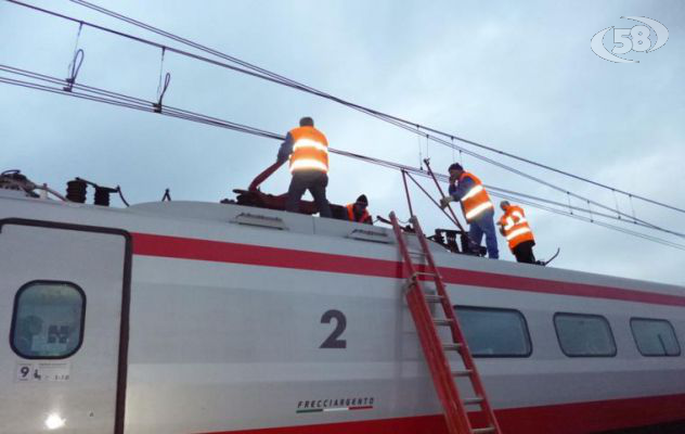 Ariano, treno rischia di prendere fuoco/VIDEO. Panico tra i passeggeri