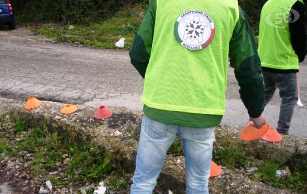 Ofantina, CasaPound ''mette in sicurezza'' la strada con azione simbolica