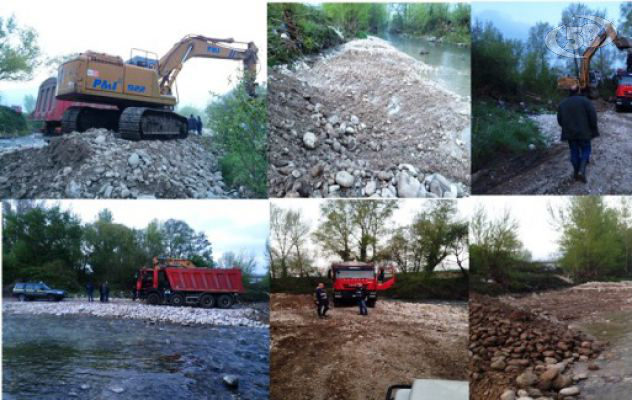 Escavazione abusiva nel Titerno, la Finanza denuncia tre persone