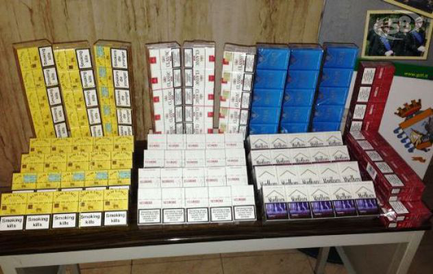 Sequestrati 410 pacchetti di sigaretti dalla Finanza di Benevento